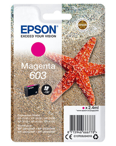 Epson C13T03U34010 ink cartridge 1 pc(s) Original Standard Yield Magenta Epson