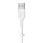 Belkin Cbl Scicone USB-A LTG 2M blc White