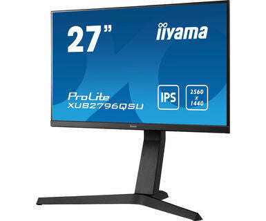 iiyama ProLite XUB2796QSU-B1 LED display 68.6 cm (27) 2560 x 1440 pixels 2K Ultra HD Black