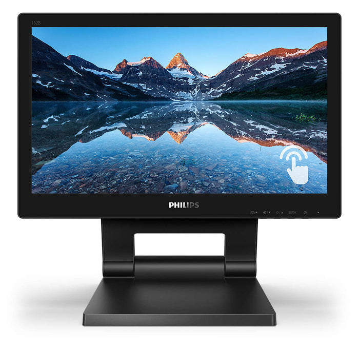 Philips 162B9T/00 computer monitor 39.6 cm (15.6) 1366 x 768 pixels HD LCD Touchscreen Black