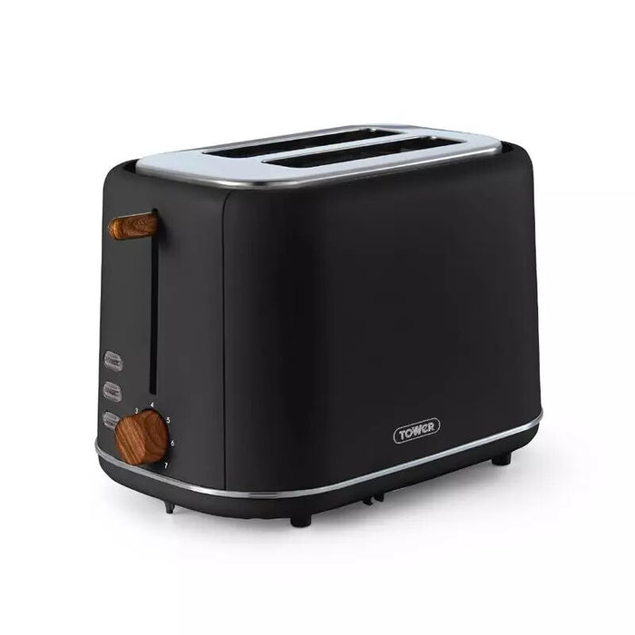 Tower Scandi 2 Slice 7 2 slice(s) 800 W Black Tower