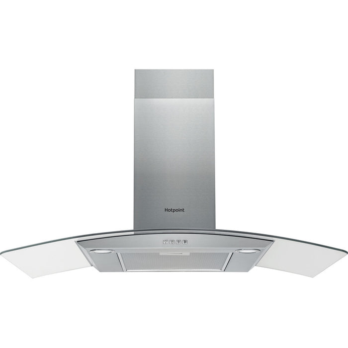Hotpoint PHGC9.4FLMX cooker hood Wall-mounted Stainless steel 432 m³/h D Hotpoint