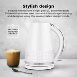 Tower Solitaire 1.5L 3KW Kettle - White