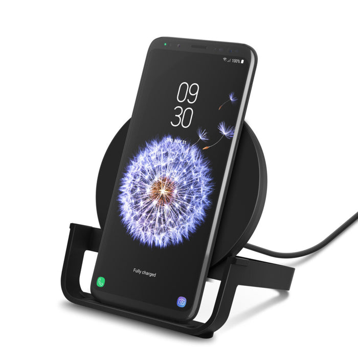 Belkin WIB001MYBK mobile device charger Smartphone Black AC, USB Wireless charging Indoor