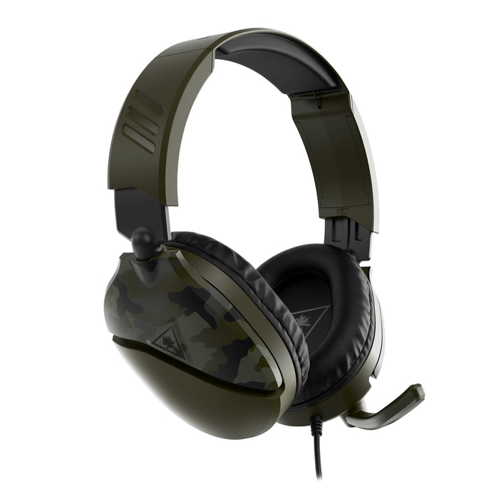 Turtle Beach Recon 70 Green Camo Gaming Headset - Camo Green