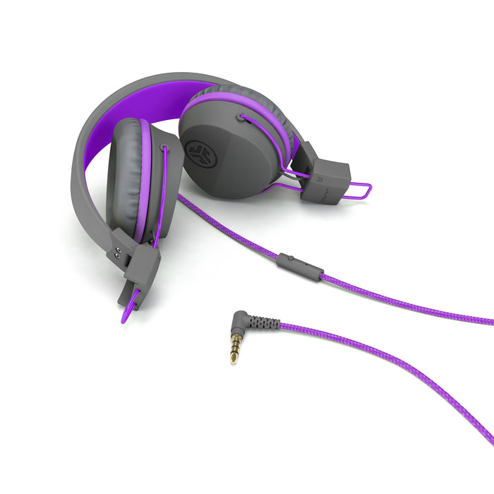 JLab JBuddies Kids Headphones - Grey/Purple JLAB