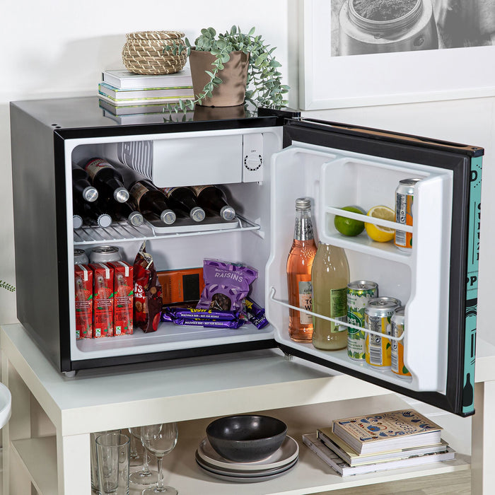 Kuhla KTTF4BGB-1013 fridge Freestanding 43 L F Grey, Multicolour Kuhla