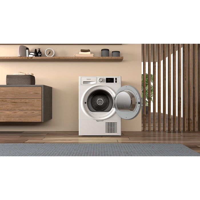 Hotpoint H3 D91WB UK tumble dryer Freestanding Front-load 9 kg B White