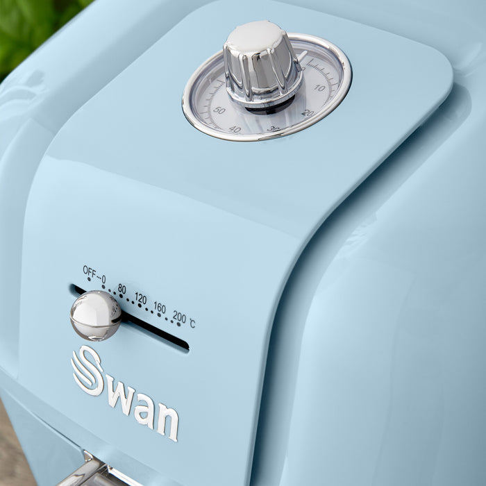 Swan SD10510BLN fryer 6 L Stand-alone Hot air fryer Blue Swan