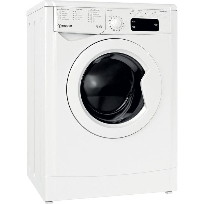 Indesit IWDD 75125 UK N washer dryer Freestanding Front-load White F
