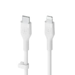 Belkin Cbl Silicone USB-C LTG 3M blc White BELKIN