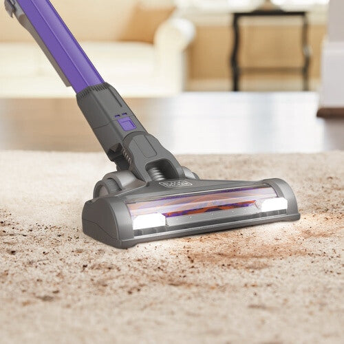 Black & Decker BHFEV182CP-GB handheld vacuum Purple, Titanium Bagless