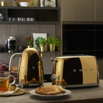 Smeg TSF01GOUK toaster 6 2 slice(s) 950 W Gold Smeg