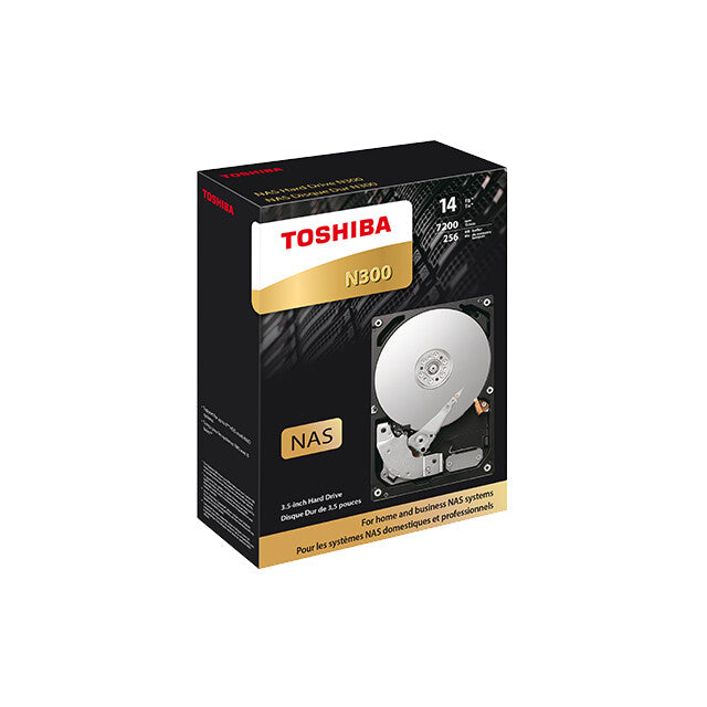 Toshiba N300 internal hard drive 14 TB 7200 RPM 256 MB 3.5 Serial ATA III