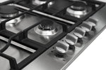 Russell Hobbs RH75GH601SS hob Black, Stainless steel Built-in 75 cm Gas 5 zone(s)