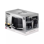 Tower Solitaire 2 Slice Toaster -Black