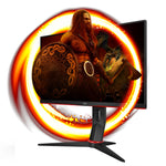 AOC G2 24G2ZU/BK LED display 60.5 cm (23.8) 1920 x 1080 pixels Full HD Black, Red