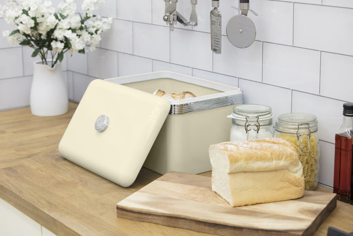 Swan Retro Bread Bin Cream