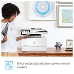 HP LaserJet Enterprise MFP M430f, Black and white, Printer for Business, Print, copy, scan, fax, 50-sheet ADF; Two-sided printing; Two-sided scanning; Front-facing USB printing; Compact Size; Energy Efficient; Strong Security