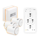 Netatmo Pack: Smart Thermostat + 3 Additional Smart Radiator Valves Netatmo
