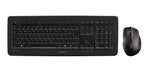 CHERRY DW 5100 Wireless Keyboard & Mouse Set, Black, USB (UK)