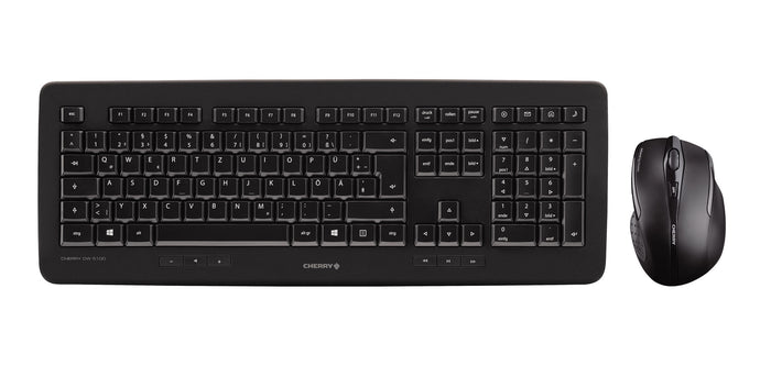 CHERRY DW 5100 keyboard Mouse included RF Wireless US English Black