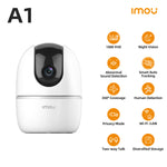 IMOU A1, 1080P/2MP, Indoor Pan & Tilt Smart Wi-Fi Plug-In Security Camera