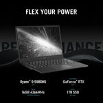 ASUS ROG Flow X13 GV301QE-K5121R AMD Ryzen™ 9 5980HS Hybrid (2-in-1) 34 cm (13.4) Touchscreen WQUXGA 16 GB LPDDR4x-SDRAM 1 TB SSD NVIDIA GeForce RTX 3050 Ti Wi-Fi 6 (802.11ax) Windows 10 Pro Black