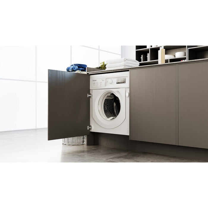 Hotpoint BI WDHG 861484 UK washer dryer Built-in Front-load White D