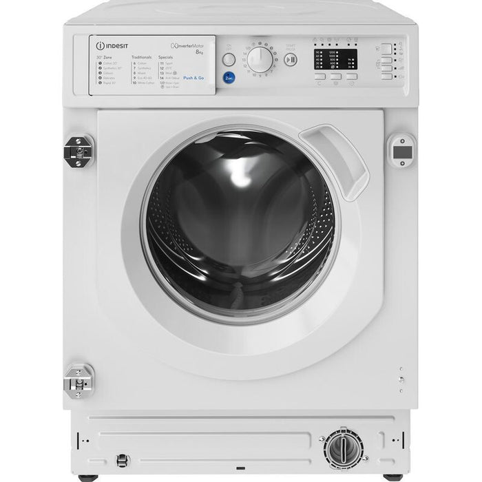 Indesit BI WMIL 81284 UK washing machine Front-load 8 kg 1200 RPM White