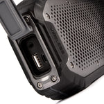 Veho MX-1 Water Resistant Rugged Bluetooth wireless Speaker with built-in power bank