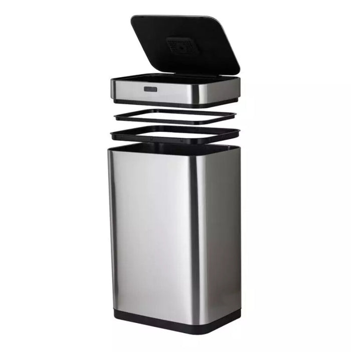 Tower T838001S waste container Rectangular Stainless steel