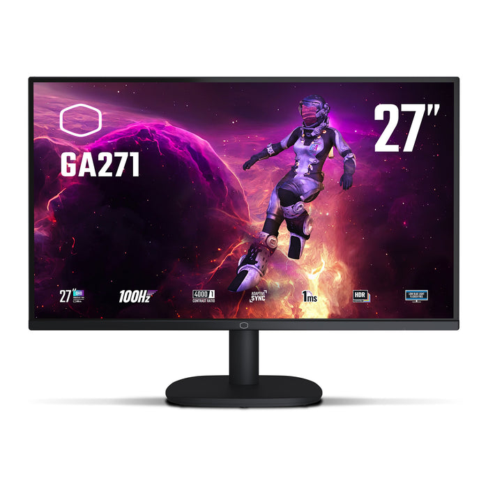 Cooler Master Gaming GA271 computer monitor 68.6 cm (27) 2560 x 1440 pixels Wide Quad HD LCD Black