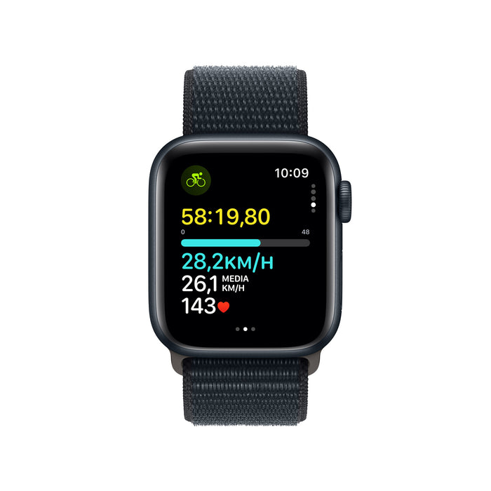 Apple Watch SE OLED 40 mm Digital 324 x 394 pixels Touchscreen Black Wi-Fi GPS (satellite)