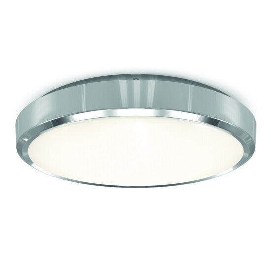 4Lite Smart Connected LED Wall and Ceiling Light IP54 Chrome WiFi/BLE