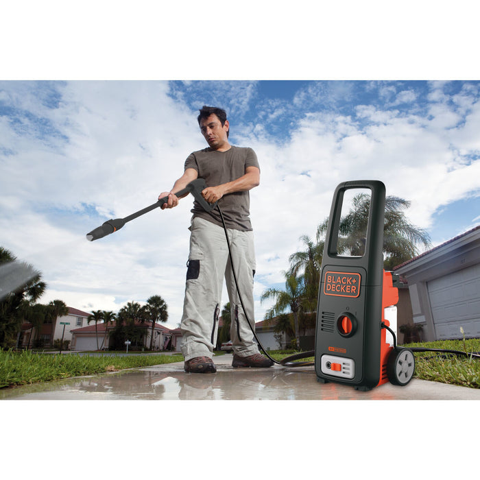 Black & Decker BXPW1500E pressure washer Compact Electric 390 l/h 1500 W Black, Orange