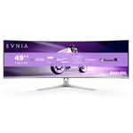 Philips Evnia 8000 49M2C8900/00 computer monitor 124.2 cm (48.9) 5120 x 1440 pixels Dual QHD QDOLED White