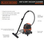 Black & Decker BXVC15PE vacuum 15 L Dry&wet 1200 W