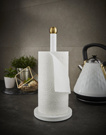 Swan Gatsby SWKA17521WHTN White Towel Pole With Diamond Pattern Swan