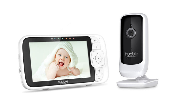 Hubble Connected Nursery View Premium Wi-Fi Black, White Hubble