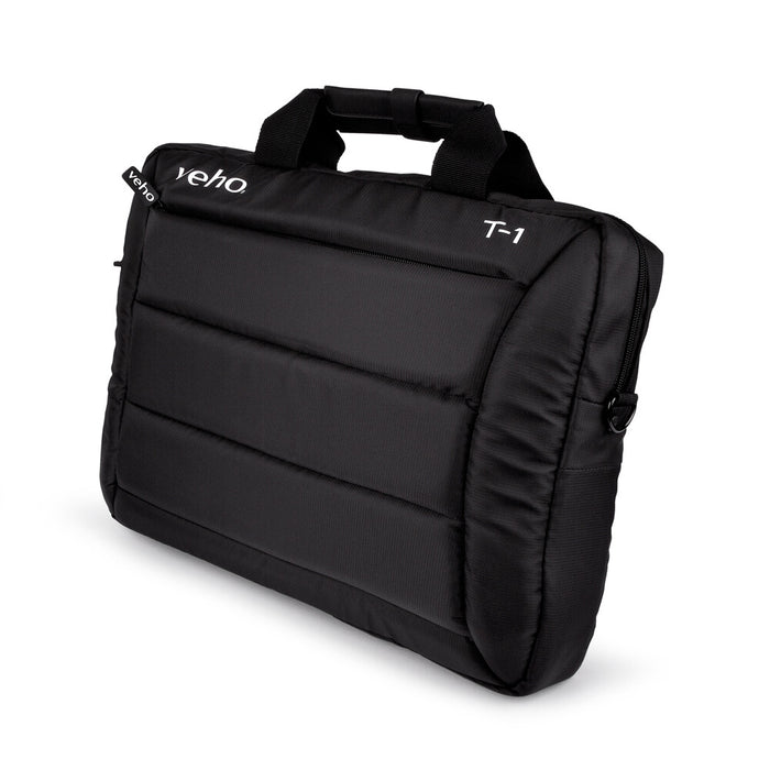 Veho T-1 Laptop Bag with Shoulder Strap for 15.6 Notebooks/10.1 Tablets – Black (VNB-003-T1)