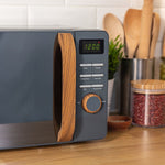 Russell Hobbs RHMD714G-N microwave Countertop Solo microwave 17 L 700 W Grey, Wood Russell Hobbs