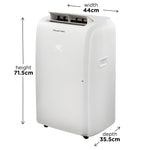 Russell Hobbs RHPAC11001 portable air conditioner 65 dB White