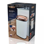 Tower Rose Gold 58 L Rectangular Rose, White