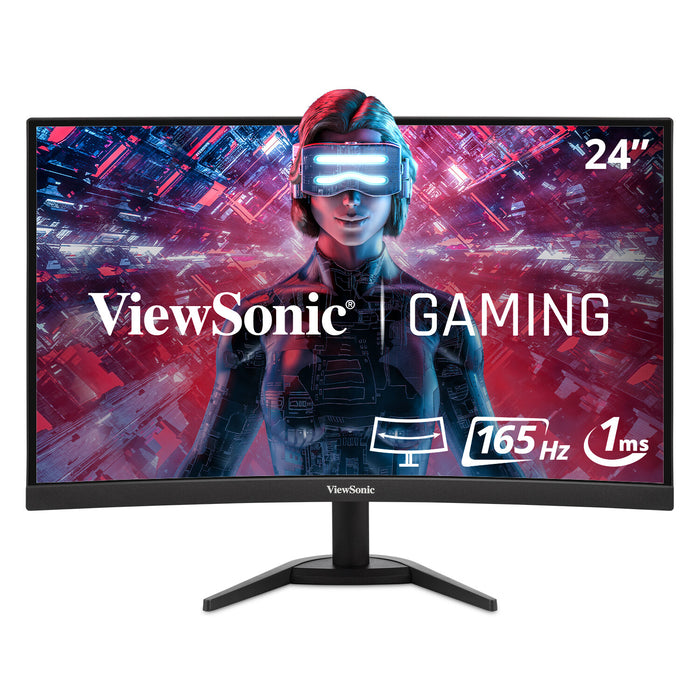 Viewsonic VX Series VX2468-PC-MHD LED display 61 cm (24) 1920 x 1080 pixels Full HD Black