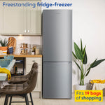 Russell Hobbs RH186FFFF60SS fridge-freezer Freestanding 293 L E Stainless steel