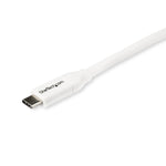 StarTech.com USB-C to USB-C Cable w/ 5A PD - M/M - White - 2 m (6 ft.) - USB 2.0 - USB-IF Certified