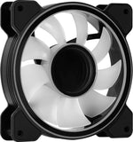 Aerocool MIRAGE12 PC Fan 12cm ARGB 6 Pin Silent Hub Black Aerocool