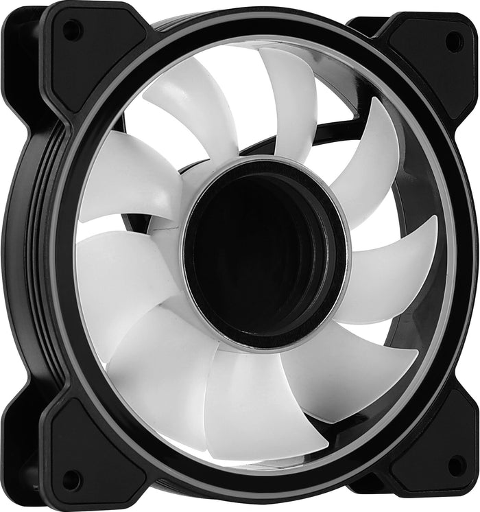 Aerocool MIRAGE12 PC Fan 12cm ARGB 6 Pin Silent Hub Black Aerocool