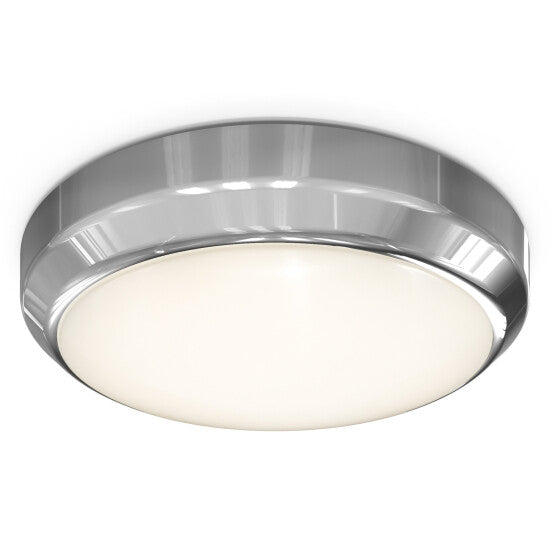 4Lite Smart Connected LED Wall and Ceiling Light IP65 Chrome WiFi/BLE